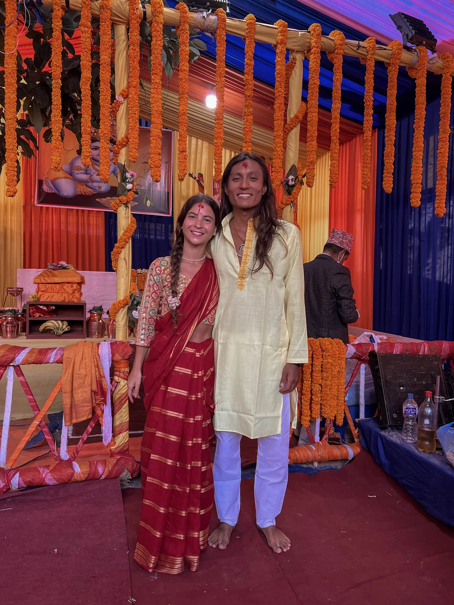AH the Space ceremony in Nepal